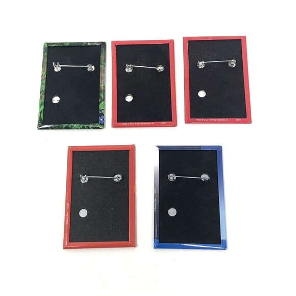 Walt Disney Movie Button Pins VTG 90s Country Bears Monsters Icredibles Lot of 5 - Picture 6 of 6